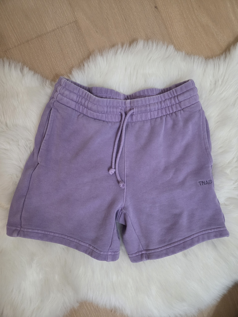 TNA Lilac Drawstring Athletic Shorts
